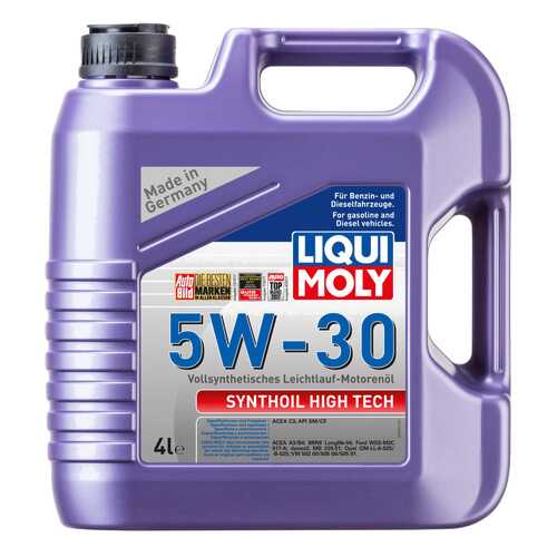 Моторное масло Liqui moly Synthoil High Tech 5w-30 4л в Роснефть