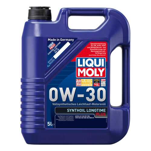 Моторное масло Liqui moly Synthoil Longtime Plus 0W-30 5л в Роснефть