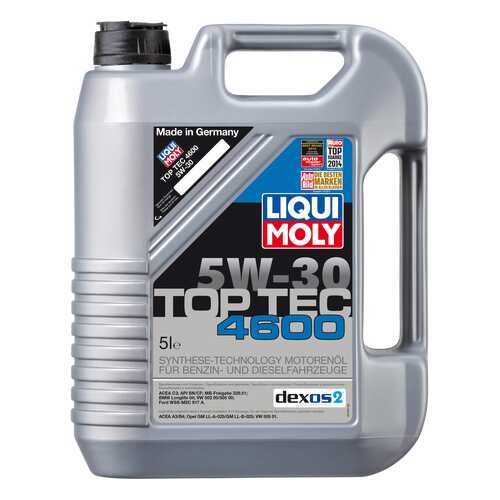 Моторное масло Liqui moly Top Tec 4600 5W-30 5л в Роснефть