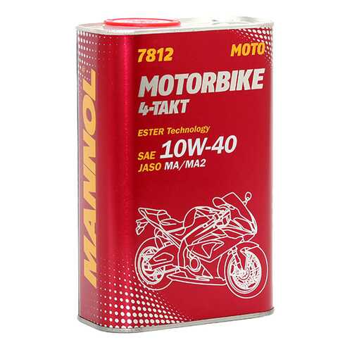 Моторное масло Mannol 4-Takt Motorbike 10W-40 1 л в Роснефть