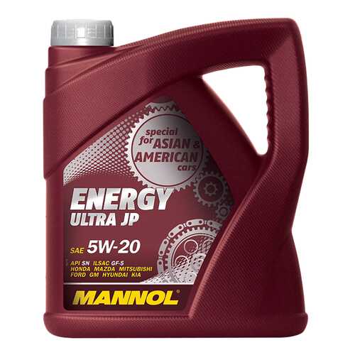 Моторное масло Mannol Ehergy Ultra JP 5W-20 4л в Роснефть