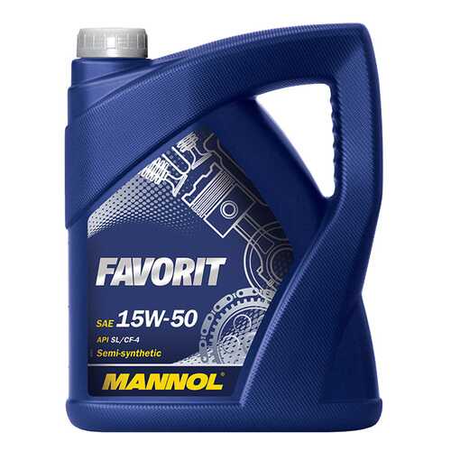 Моторное масло Mannol Favorit 15W-50 5л в Роснефть