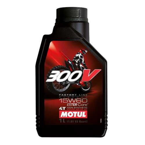 Моторное масло Motul 300V 4T Factory Line Off Road 15W-60 1л в Роснефть