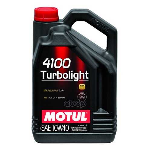 Моторное масло Motul 4100 Turbolight 10w-40 4л в Роснефть