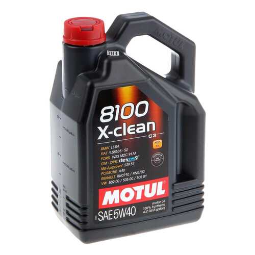 Моторное масло Motul 8100 X-clean 5w-40 4л в Роснефть