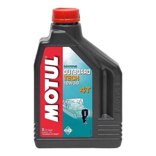 Моторное масло Motul Outboard Tech 4T 10W-30 2л в Роснефть