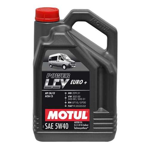 Моторное масло Motul Power LCV Euro+ 5W-40 5л в Роснефть