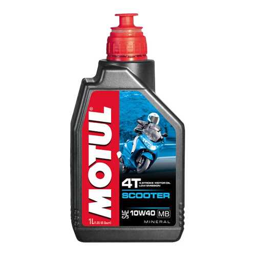 Моторное масло Motul Scooter 4T 10W-40 MB 1л в Роснефть