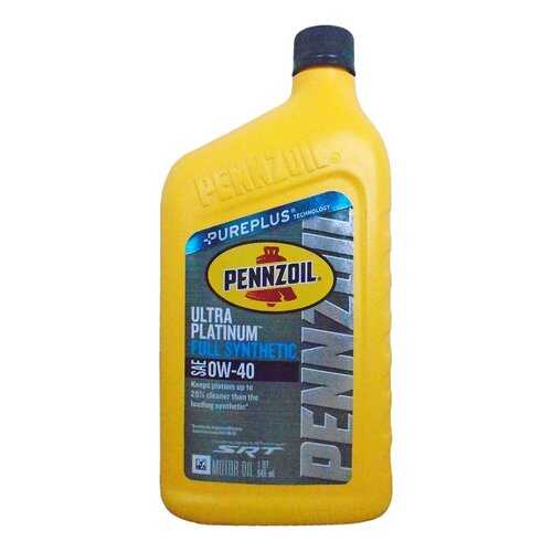 Моторное масло PENNZOIL Ultra Platinum Full Synthetic Motor Oil SAE 0W-40 (0,946л) в Роснефть