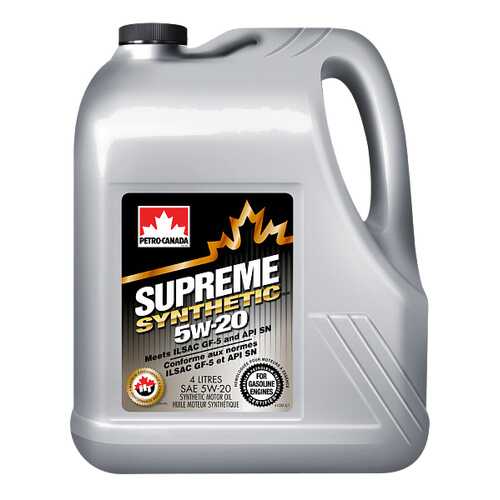 Моторное масло Petro-canada Supreme Synthetic 5W-20 4л в Роснефть