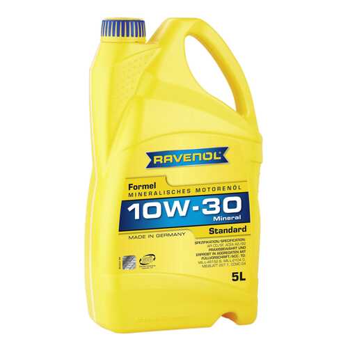 Моторное масло Ravenol Formel Standard SAE 10W-30 5л в Роснефть