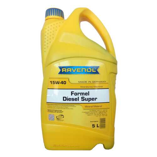 Моторное масло Ravenol Formel Super Diesel 15W-40 5л в Роснефть