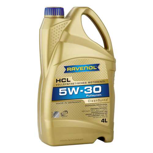 Моторное масло Ravenol HCL SAE 5W-30 4л в Роснефть