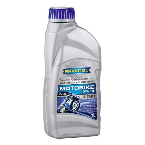 Моторное масло Ravenol Motobike 4-T Ester 10W-30 1л в Роснефть