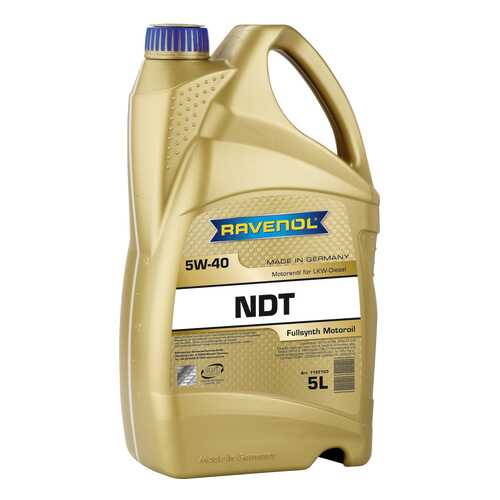 Моторное масло Ravenol NDT SAE 5W-40 5л в Роснефть