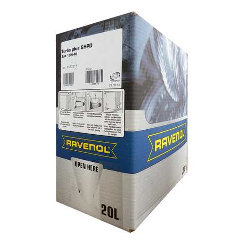 Моторное масло Ravenol Turbo plus SHPD 15W-40 20л ecobox в Роснефть