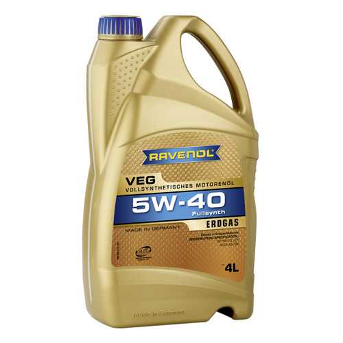 Моторное масло Ravenol VEG SAE 5W-40 4л в Роснефть