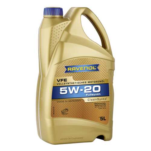 Моторное масло Ravenol VFE SAE 5W-20 5л в Роснефть