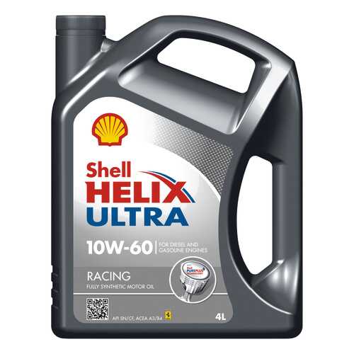 Моторное масло Shell Helix Ultra Racing SAE 10W-60 4L в Роснефть