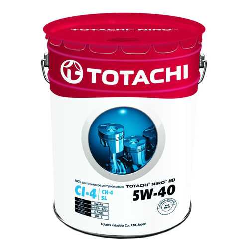 Моторное масло Totachi Niro HD Synthetic API CI-4 / SL 5W-4019,34л в Роснефть