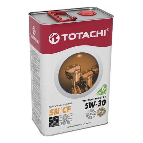 Моторное масло Totachi Niro LV Semi-Synthetic SN/CF 5W-30 4л в Роснефть