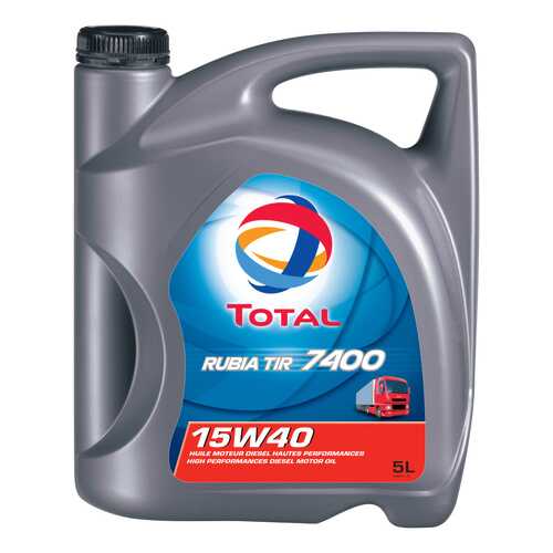 Моторное масло Total Rubia TIR 7400 15W-40 5л в Роснефть