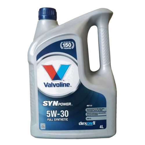 Моторное масло Valvoline Synpower MST C3 SAE 5W-30 4л в Роснефть