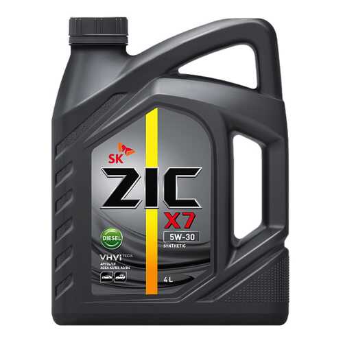 Моторное масло Zic X7 Diesel 5W-30 4л в Роснефть