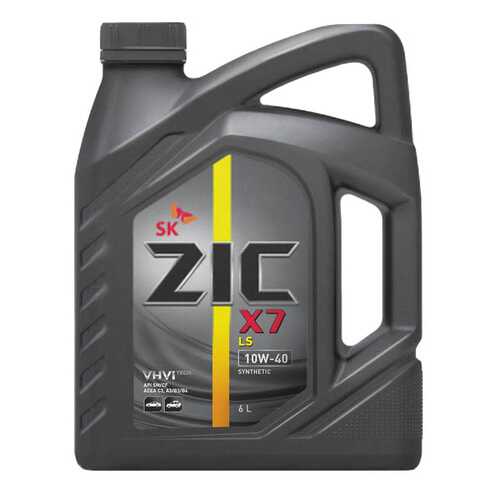 Моторное масло Zic X7 LS 10W-40 6л в Роснефть