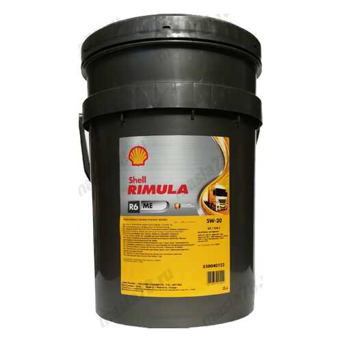 Shell Масло Моторное Shell Rimula R6 Me 5w30 Синтетическое 20 Л 550052172 в Роснефть