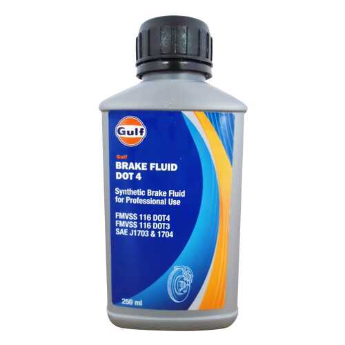 Тормозная жидкость GULF Brake Fluid DOT 4 0.25л 120770701825 в Роснефть