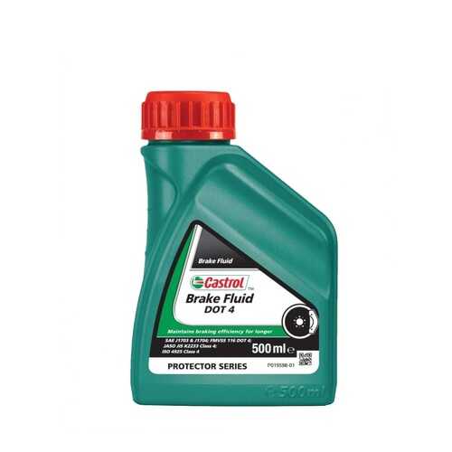 Жидкость тормозная CASTROL Brake Fluid DOT4 0,5 л 15CD18 в Роснефть