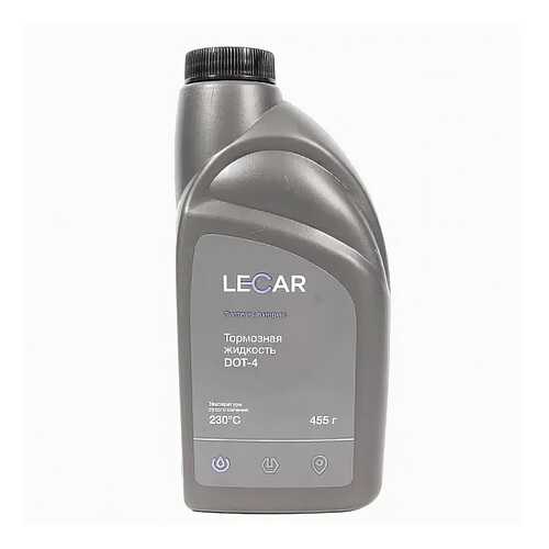 Жидкость тормозная LECAR DOT4 455 г LECAR000011410 в Роснефть