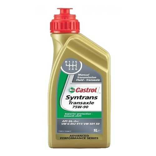 Масло трансмиссионное Castrol syntrans transaxle 75w-90 gl-4+ синт. 1л 4008177071737 в Роснефть