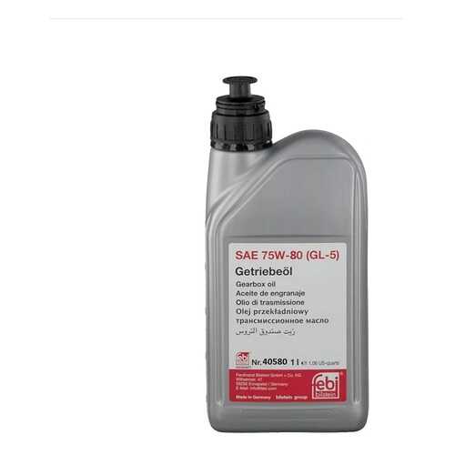 Масло трансмиссионное Febi Gear box Oil 75W80 желтый 1 л 40580 в Роснефть