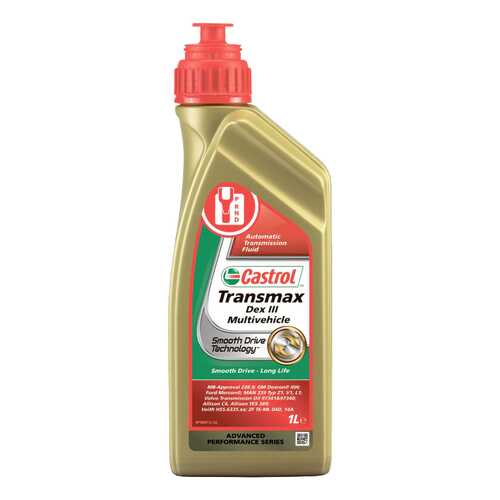 Трансмиссионное масло Castrol Transmax Dex III Multivehicle 1л 157AB3 в Роснефть