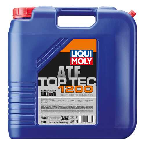 Трансмиссионное масло LIQUI MOLY Top Tec ATF 20л 3683 в Роснефть