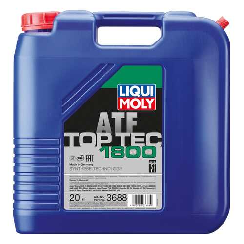 Трансмиссионное масло LIQUI MOLY Top Tec ATF 20л 3688 в Роснефть