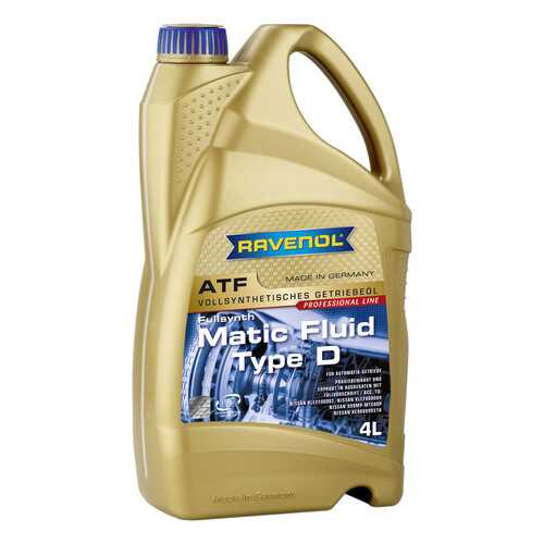 Трансмиссионное масло RAVENOL ATF Matic Fluid Type D 4л 1211121-004-01-999 в Роснефть