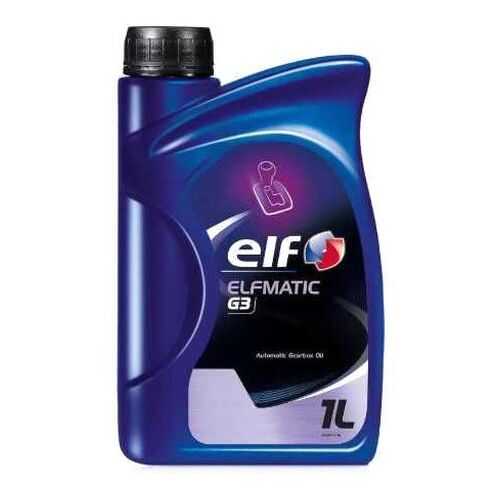 Жидкость для автоматических трансмиссий elf elfmatic g3 12b1l 213861 в Роснефть