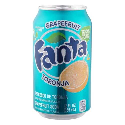 Напиток безалкогольный сильногазированный Fanta grapefruit жестяная банка 0.355 л в Роснефть