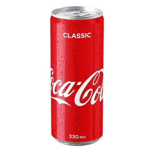 Напиток газированный Coca-Cola classic жестяная банка 0.33 л в Роснефть