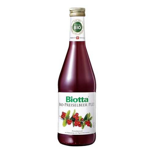 Нектар брусничный, стекло, BIO Biotta, 0.5 л, Швейцария в Роснефть